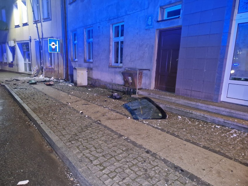 Skutki wypadku w Barwicach