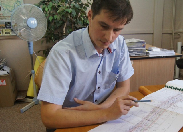 Aleksander Broszkowski, naczelnik wydziału zarządzania drogami w starostwie w Radomsku
