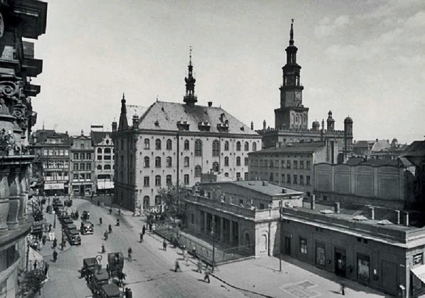 Stary Rynek. Duży budynek po lewej to tzw. Nowy Ratusz...