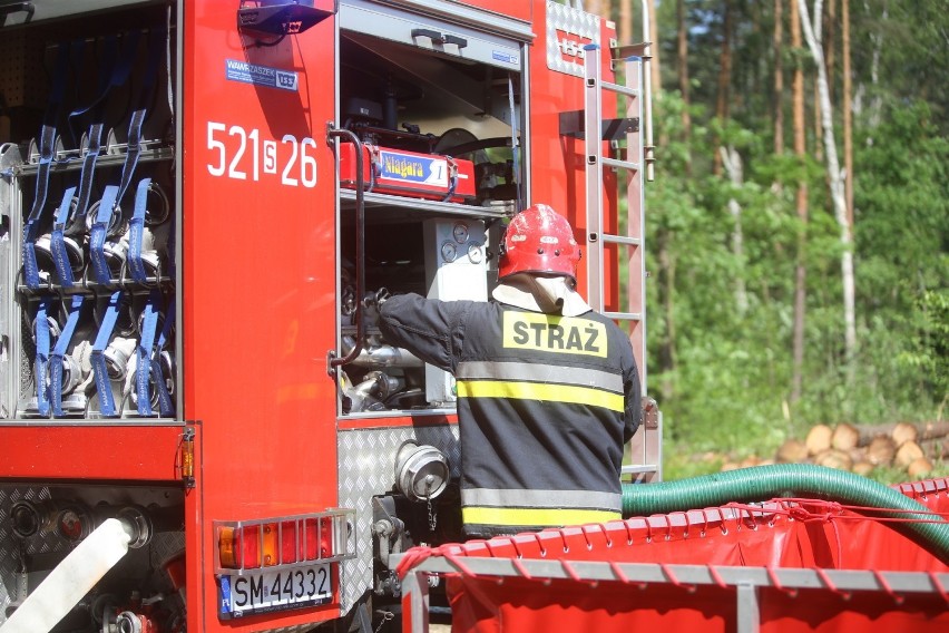 W Mysłowicach ćwiczono działania strażaków na wypadek pożaru...