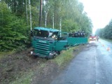 Wypadek na trasie Górzna- Jastrowie
