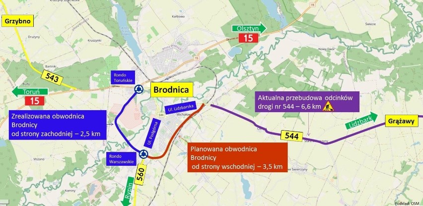 Porozumienia dotyczące budowy obwodnic Lisewa i Brodnicy...