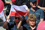 Protest celników w Warszawie. "Stop likwidacji Służby Celnej" [ZDJĘCIA, WIDEO]
