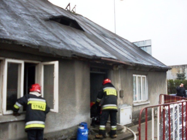 Pożar domu w Koninie. Spłonął mężczyzna