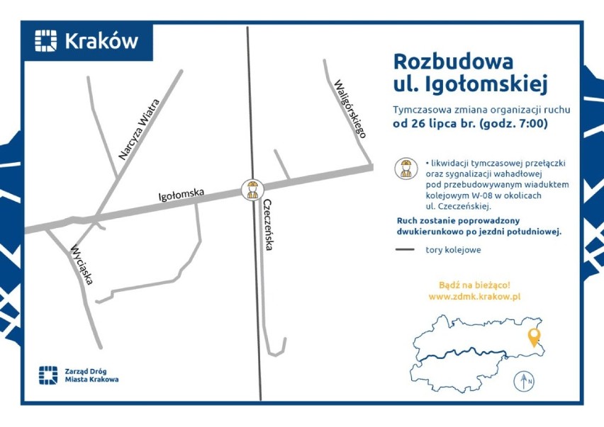 Kraków. Seria nowych remontów i zmian na ulicach miasta