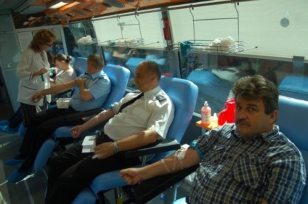 Komenda Powiatowa Policji w Kole: Policjanci oraz motocykliści oddawali krew
