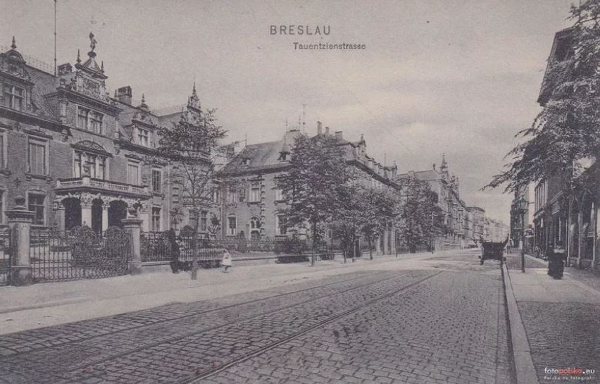 Lata 1906-1907, dzisiejsza ulica Kościuszki na wysokości...