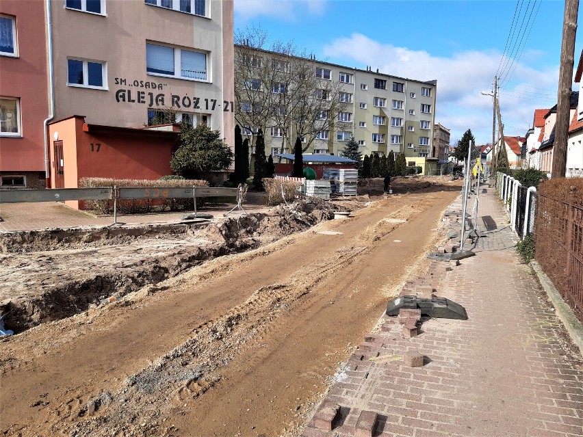 Asfalt na alei Róż jeszcze w tym miesiącu? Remont w Goleniowie dobiega końca