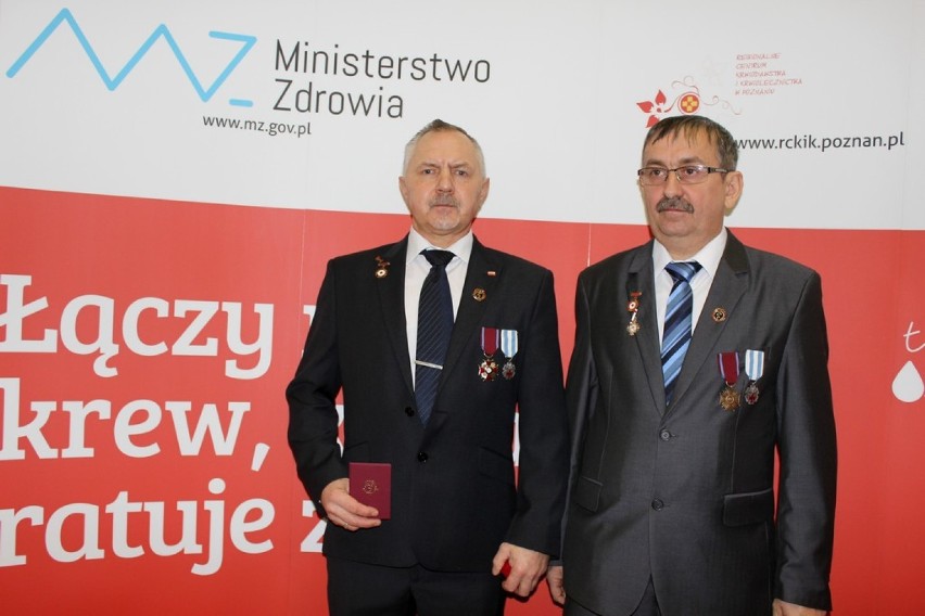 Wręczenie odznaczeń krwiodawcom z Wielkopolski, w Regionalnym Centrum Krwiodawstwa i Krwiolecznictwa w Poznaniu 13 grudnia 2018