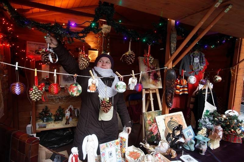 Jarmark Świąteczny na ulicy Staromiejskiej w Katowicach