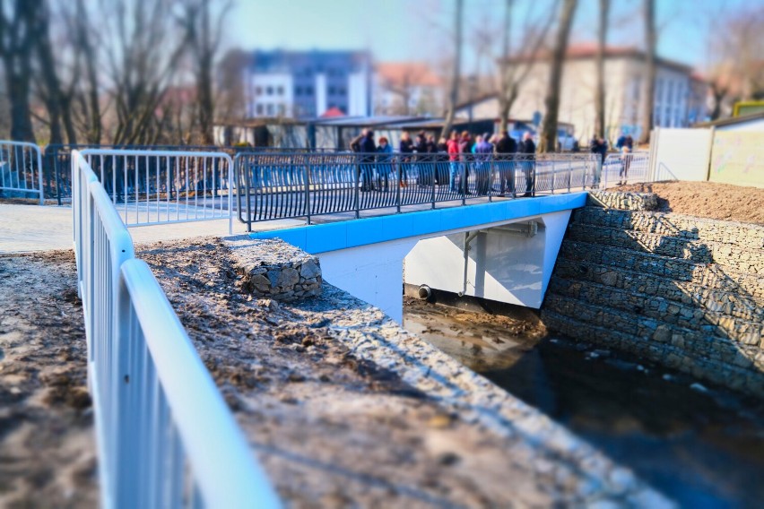 Oficjalne otwarcie nowego mostu na potoku Babica w Bochni,...