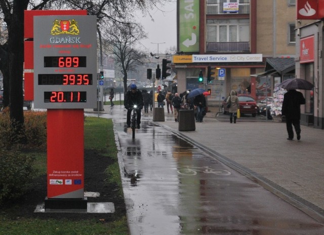 Specjalna maszyna stanęła kilka dni temu we Wrzeszczu, przy drodze rowerowej wzdłuż al. Grunwaldzkiej, pomiędzy ulicami Konopnickiej i Dmowskiego.

Na  jej wyświetlaczu pojawia się nie tylko liczba rowerzystów, którzy danego dnia jadą trasą w obydwu kierunkach.
-&nbsp;Będzie też liczba rowerzystów na trasie w skali roku oraz dodatkowo aktualny czas, data i temperatura powietrza - mówi  Magdalena Szymańska z Referatu Mobilności Aktywnej w gdańskim magistracie.