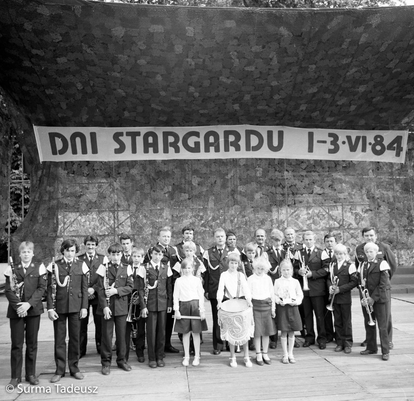 Dni Stargardu 1984. Zabawa w amfiteatrze, przemarsz przez miasto ARCHIWALNE ZDJĘCIA