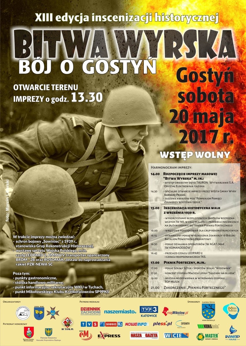 Bitwa Wyrska - Bój o Gostyń. XIII edycja inscenizacji historycznej [ZAPOWIEDŹ]