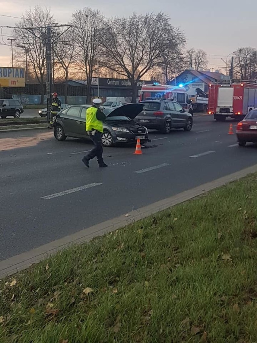 Wypadek na al. Włókniarzy