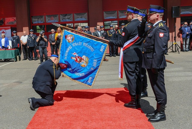 Obchody Dnia Strażaka w Komendzie Powiatowej Państwowej Straży Pożarnej w Jaśle
