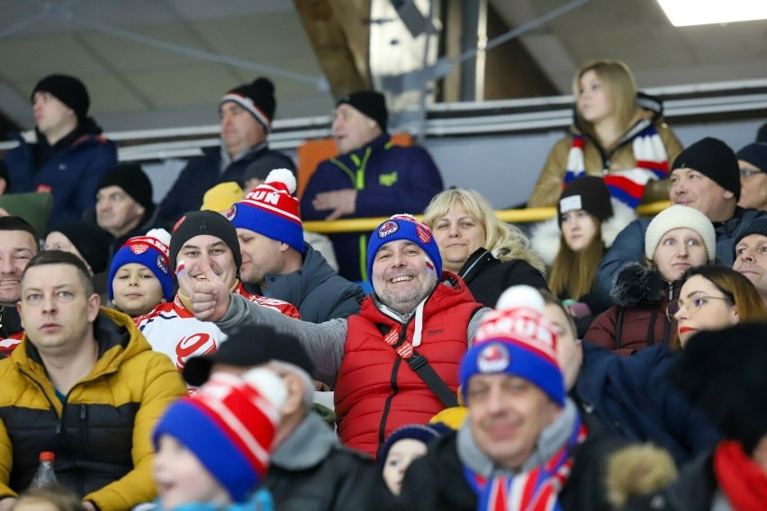 Kibice KH Energa Toruń byli zadowoleni po meczu z Cracovią