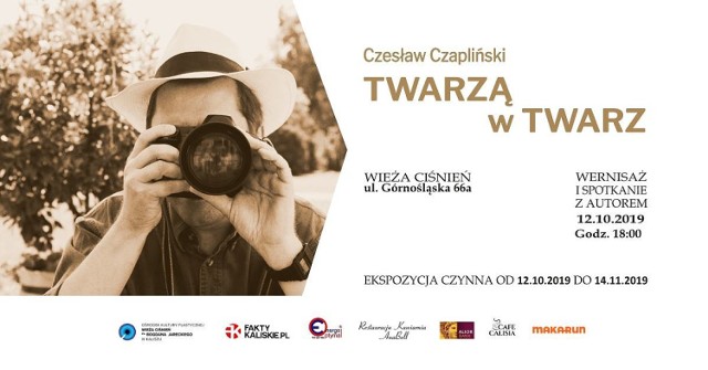"Twarzą w twarz" - wernisaż prac Czesława Czaplińskiego w Wieży Ciśnień