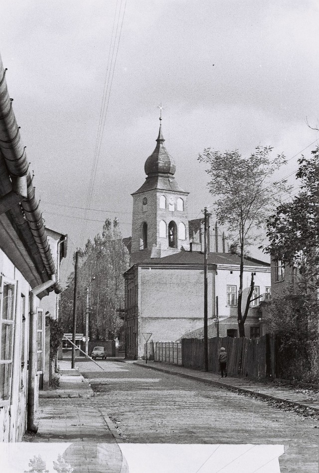 Tak wyglądała sieradzka kolegiata w latach sześćdziesiątych