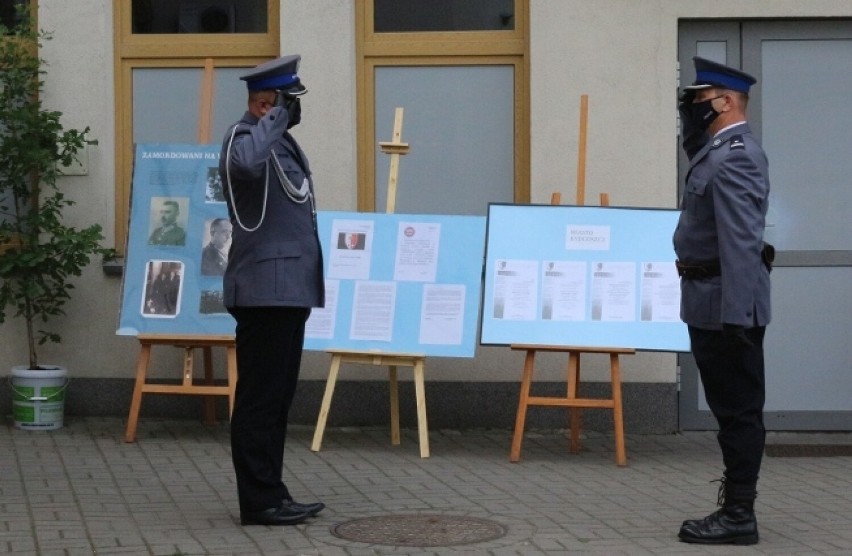 Święto policji zorganizowano na placu komendy w Żninie