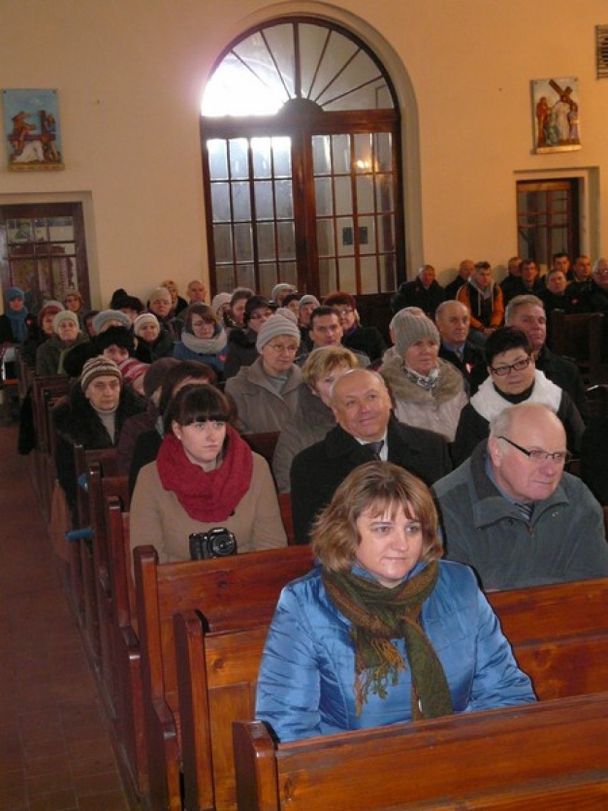 Opłatek pielgrzymów w Dzierżawach 2015