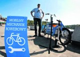 Mobilny Mechanik Rowerowy naprawi rower w parku!