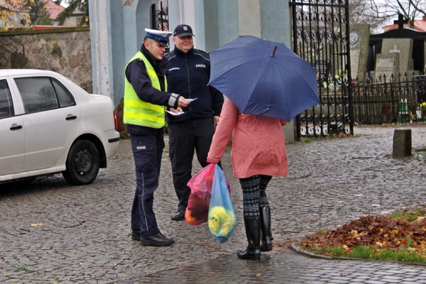 Policjanci na drogach Łomży