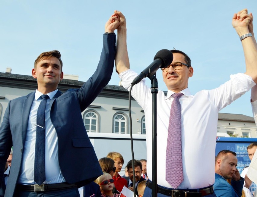 Premier Mateusz Morawiecki zaprezentował kandydata PiS na...