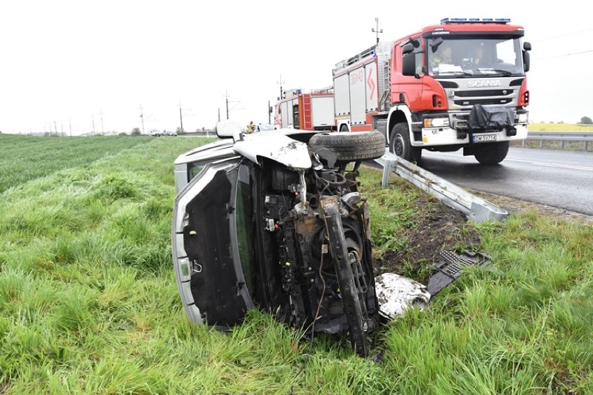 Wypadek w Wilczycach, są utrudnienia.