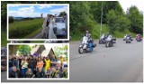 Moda na moto śluby? W Wałbrzychu motocykliści eskortują młode pary! [FOTO i FILMY]