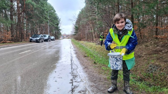Przez trzy dni wolontariusze ratowali żaby i ropuchy przechodzące przez ulicę Klecką w Kielcach. Na drugą stronę jezdni bezpiecznie przenieśli około 200 płazów.