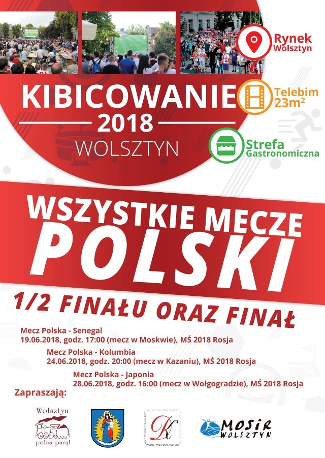 Mecze Polaków na mundialu będzie można zobaczyć na wolsztyńskim rynku!