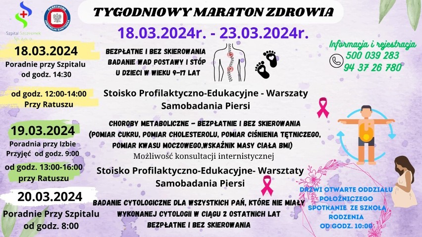 Maraton Zdrowia w Szczecinku - bezpłatnie i bez skierowań. Trwają zapisy 