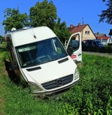 Zderzenie osobówki z autobusem w Krzyżanowie. 16-letni rowerzysta potrącony przez auto w Malborku