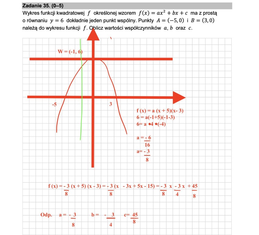 Matura 2022 matematyka. Odpowiedzi do zadań otwartych [05.05.2022]