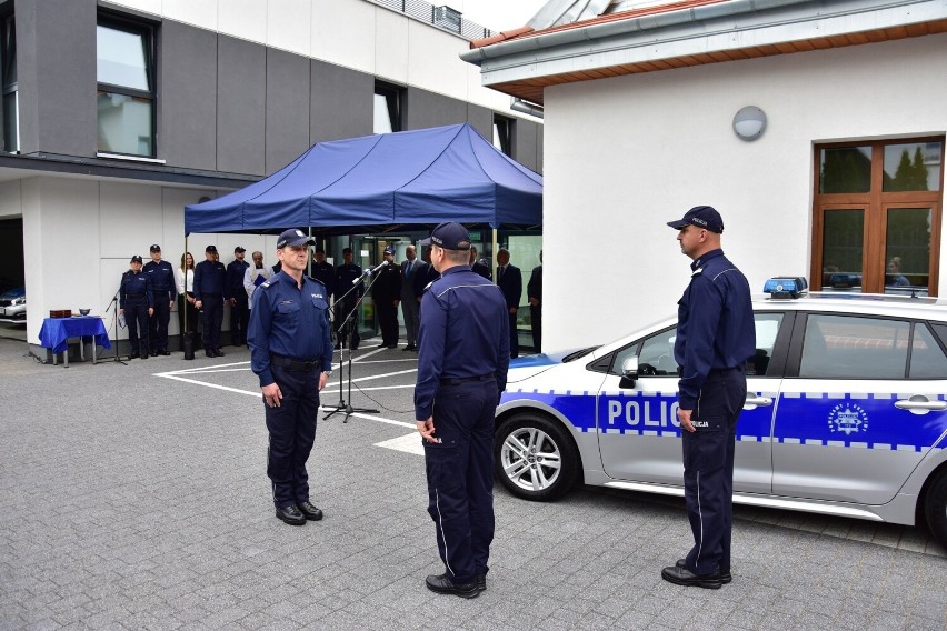 Otwarcie komisariatu policji w Janowcu Wielkopolskim.