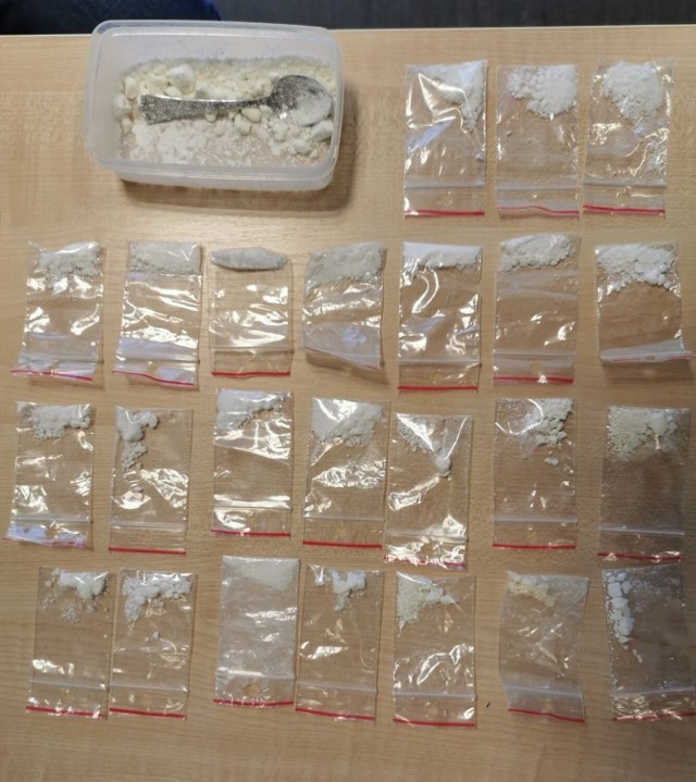 Narkotyki, które znaleziono w mieszkaniu 36-latka w Tucholi