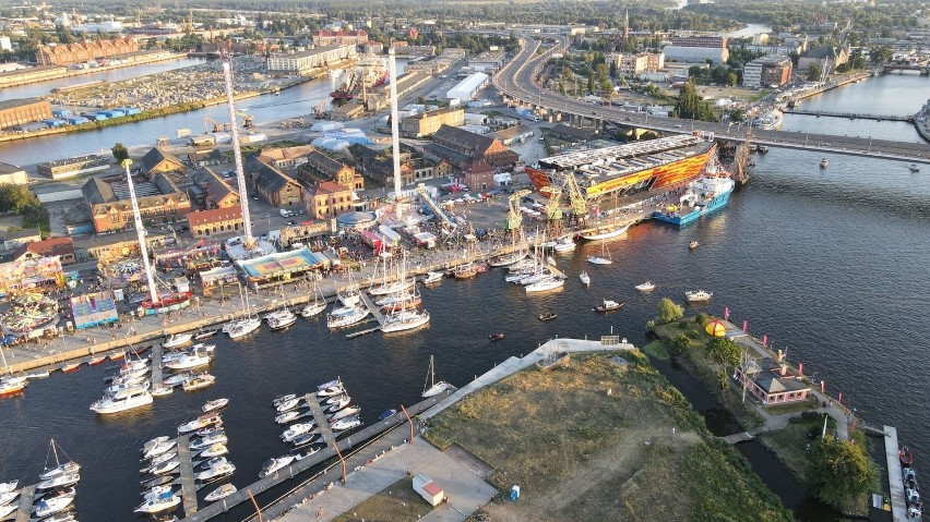 Szczecińska marina na Wyspie Grodzkiej