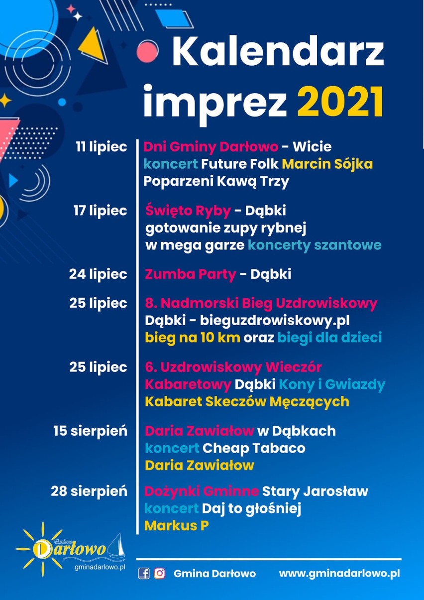 Lato 2021. Gwiazdy na letniej scenie w Jarosławcu i Dąbkach 