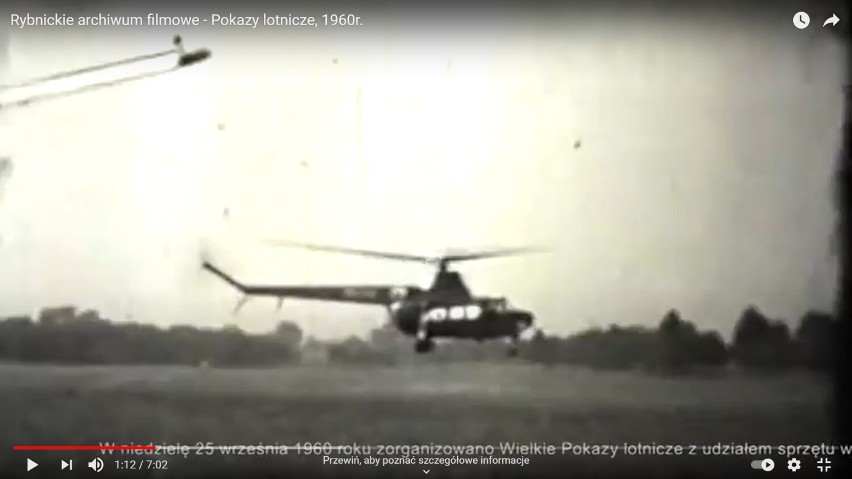 Wielkie pokazy lotnicze 1960 roku w Rybniku. Tłumy mieszkańców, tragiczny wypadek i zmiana lokalizacji lotniska 