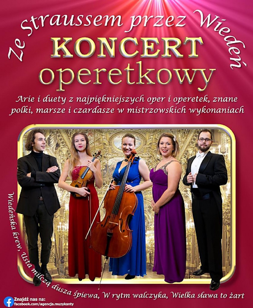 Koncert operetkowy "Ze Straussem przez Wiedeń" już w sobotę w świętochłowickim Centrum Kultury Śląskiej
