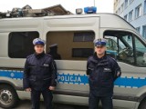 Zbigniew Zasada i Tomasz Luciński policjanci z Włocławka zareagowali i uratowali życie