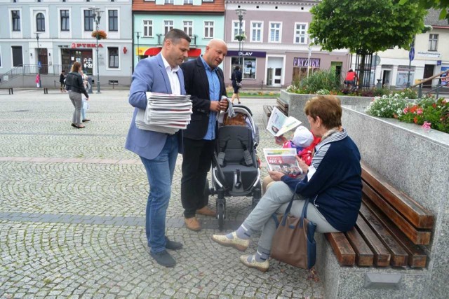 Zachęcali mieszkańców Czarnkowa do pracy w Pile