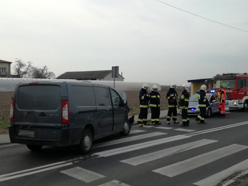 Wypadek w Żegocinie pod Kaliszem. Jedna osoba została ranna