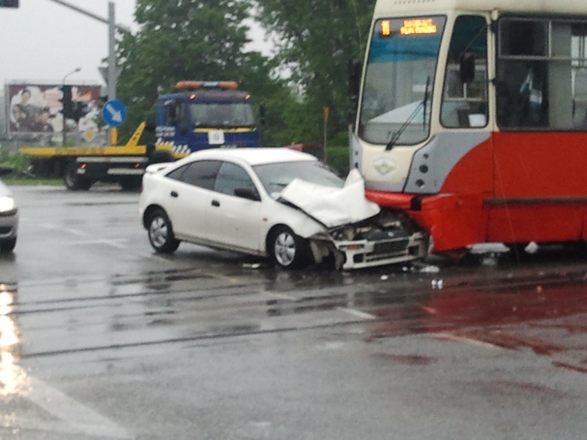 kolizja w dniu 28.05.2013 skrzyżowanie ulic...