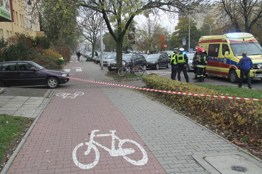 Kobieta potrącona na ścieżce rowerowej w Kielcach (WIDEO, zdjęcia)