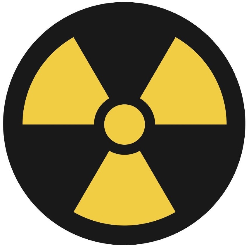Symbol radioaktywności...