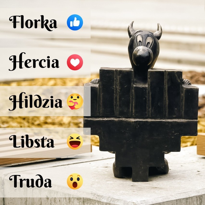Florka, Hercia, Hildzia, Libsta i Truda - jakie imię...