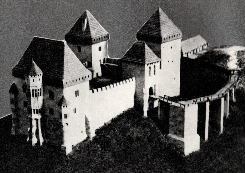 1455 rok, Makieta zamku zbudowana według rekonstrukcji A....