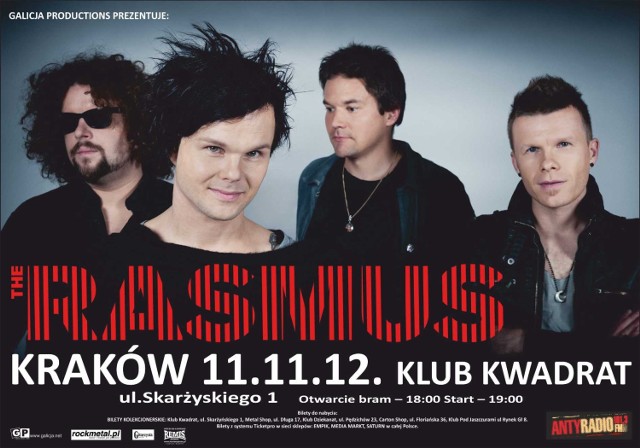 W najbliższą niedzielę, 11 listopada w krakowskim klubie Kwadrat ...